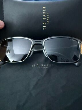 Ted Baker London Black Gray Men's Sunglasses
